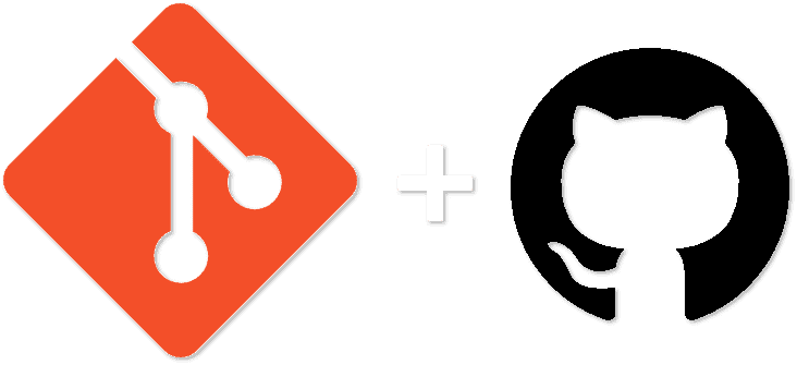 Logos do Git e do Github